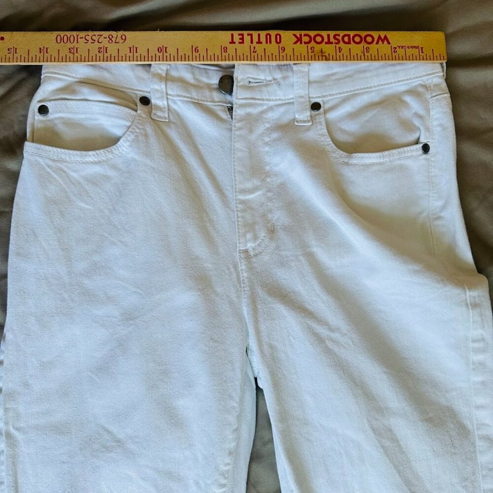 EILEEN FISHER Women Straight leg ORGANIC COTTON DENIM WHITE SIZE 2 US - Picture 8 of 9
